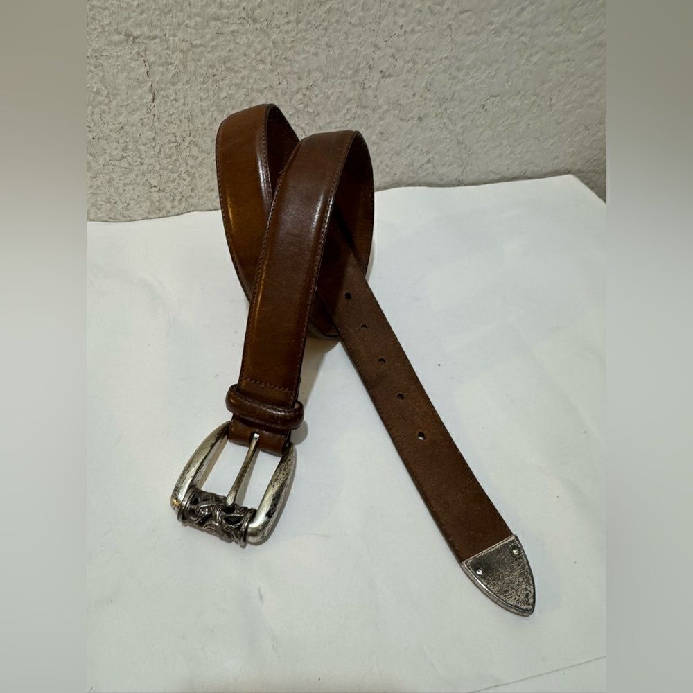 - Vintage Brighton Leather Belt size M